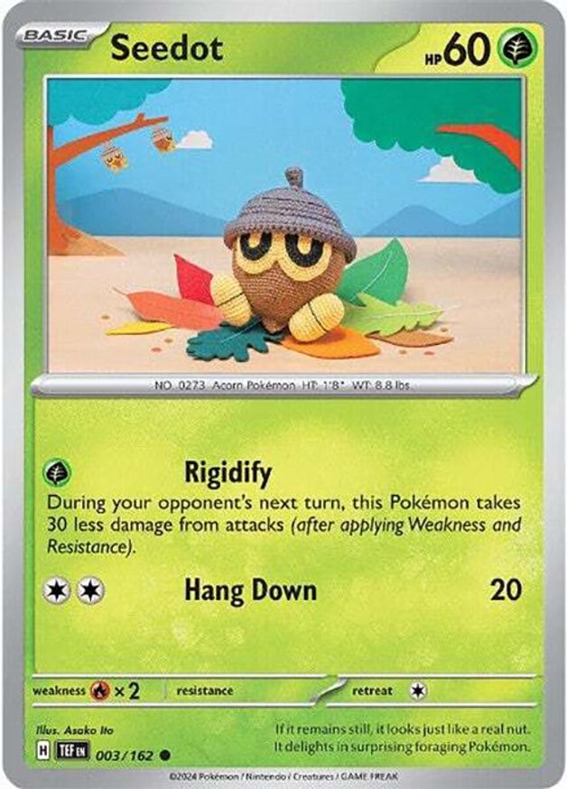 Pokemon Seedot (3/224) Temporal Forces LP