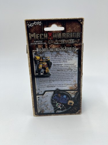 Mech Warrior Counterassault Booster Pack (Wizkids 2004) Factory Sealed - Picture 3 of 6