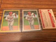 2019 Bowman Heritage Chrome Yellow /75 Silver /150 +Base Adam Haseley #53CP-31