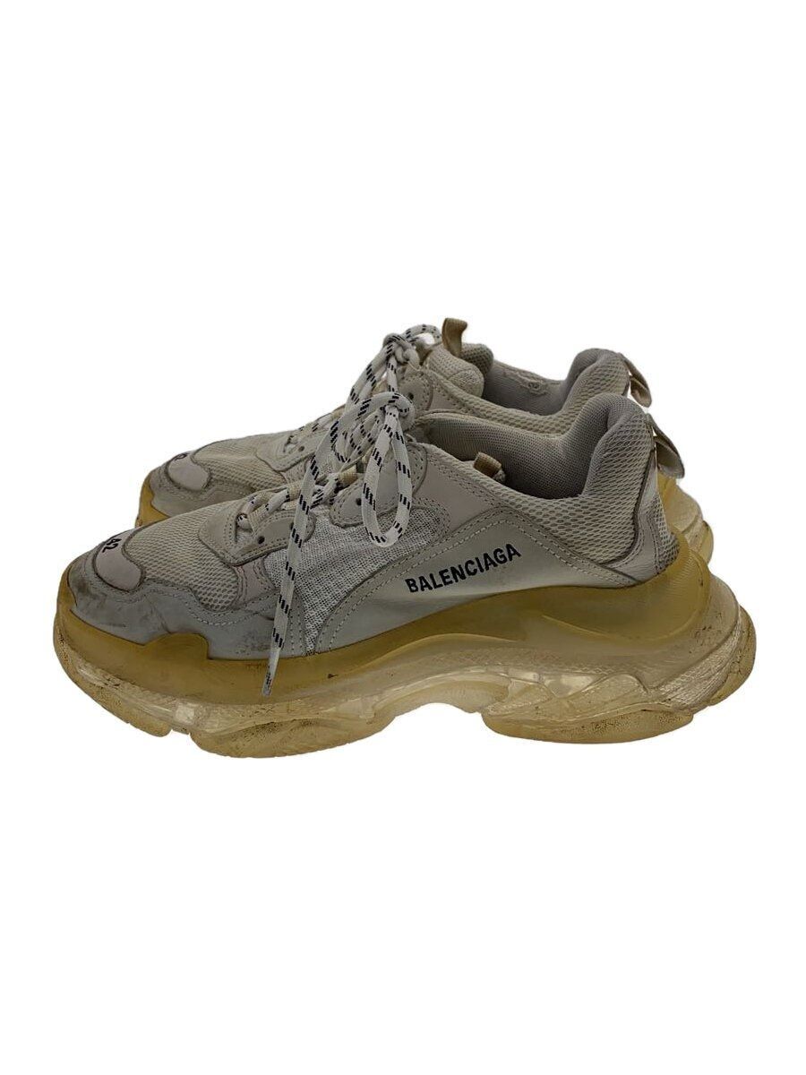 BALENCIAGA Low Top Sneakers Triple S 42 27.5cm White 541624 Used  
