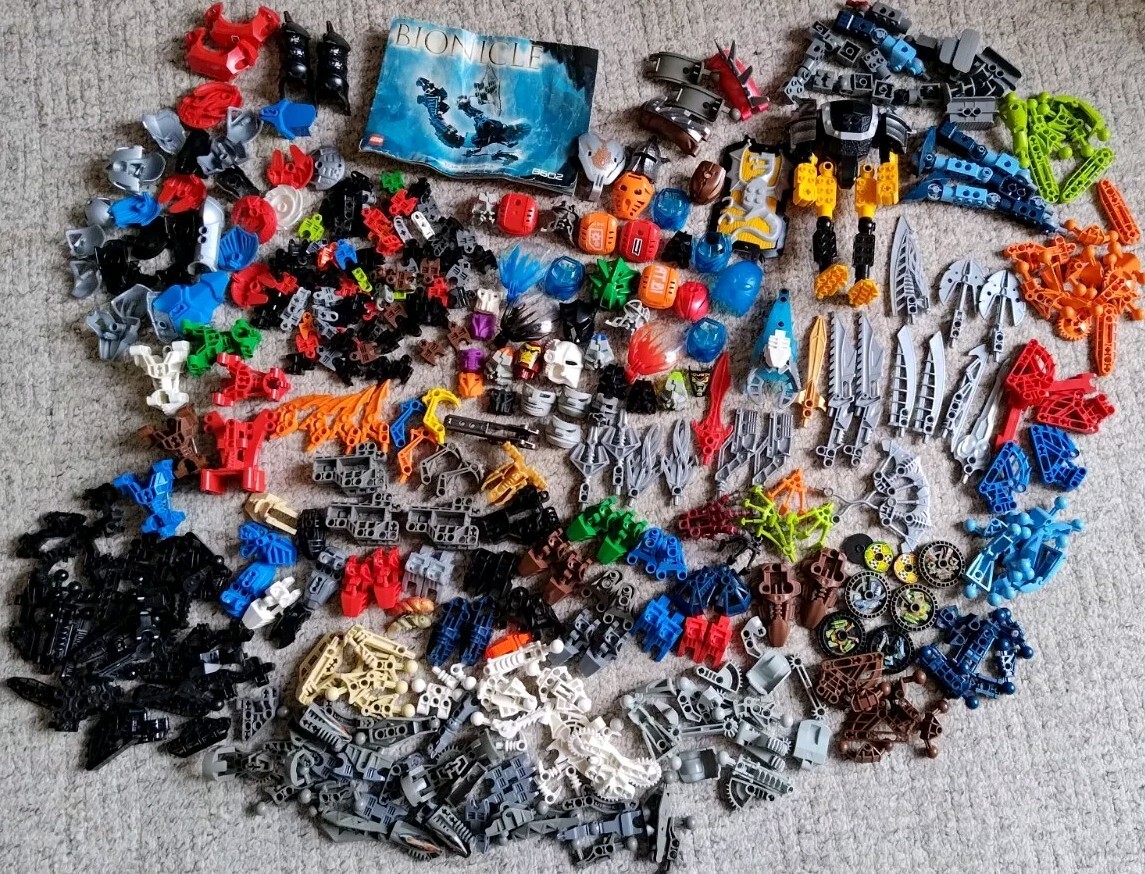 Lego Bionicles Spare Parts Bundle eBay
