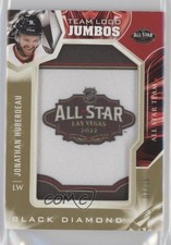 2022 Black Diamond Gold Team Logo 7/15 Jonathan Huberdeau #TL-JH Jumbo Patch 0c3