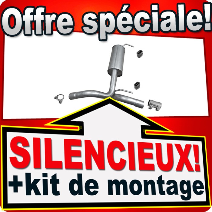 Silencieux intermédiaire Opel Zafira Tourer C 2.0 CDTi pot echappement central