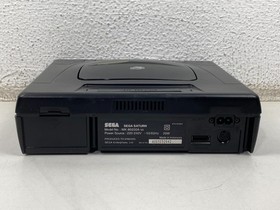 SEGA Saturn Black Model MK-80200A-50 Game Console European PAL Gray Key RARE