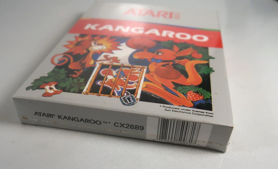ATARI 2600 - KANGAROO Video Game - NEW SEALED - NIB - Shrinkwrapped (lot#2) - Image 3 of 4