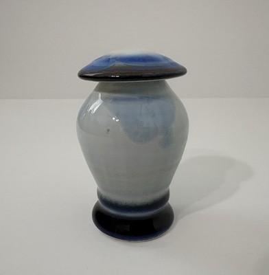 Bill Campbell Art Pottery Miniature Crystalline Glaze Ceramic Jar Pennsylvania