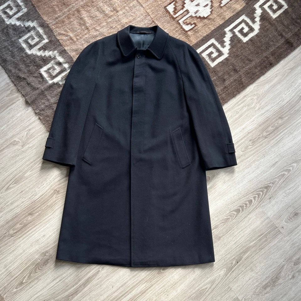 Abrigo Fischer Moda Hombre Loro Piana Vintage Lana Cachemira Clásico Talla L Foto 2 de 4