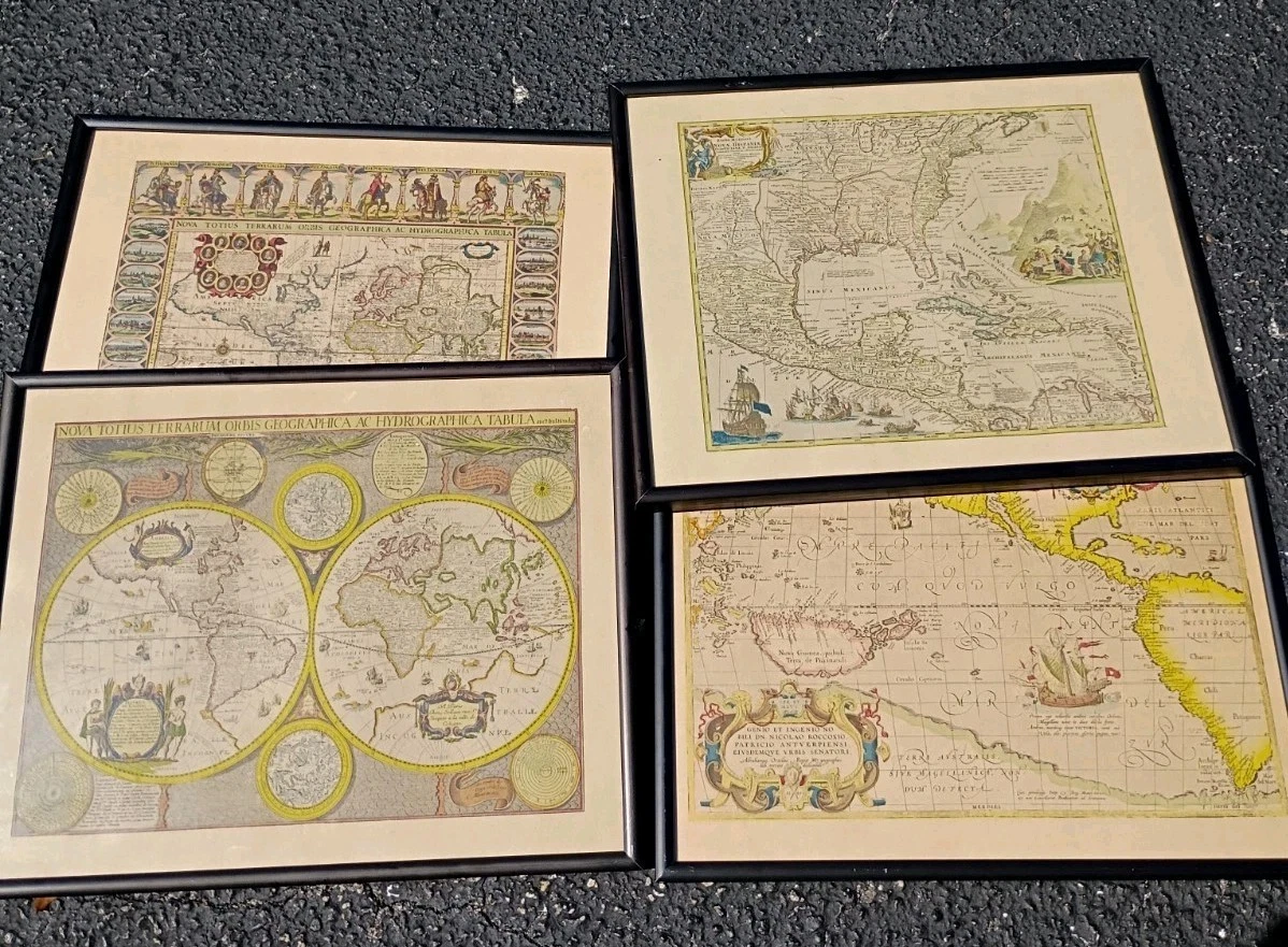 25+ framed antique world map for sale | Updated Oct 2026