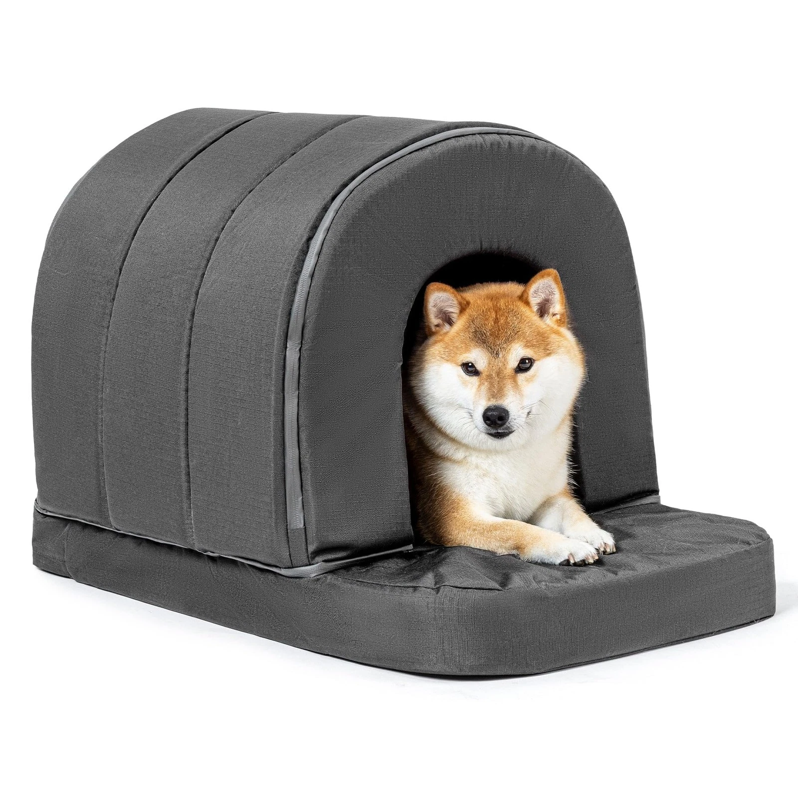Orthopedic Dog Bed House - Outdoor Waterproof Dog Tent with Washable Removabl...