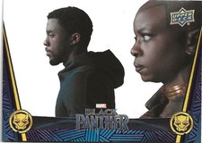 2018 Upper Deck Marvel Black Panther #48 Chadwick Boseman Purple 04/50