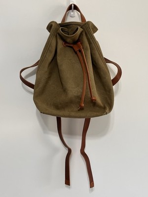 Madewell Olive Green The Canvas Somerset Backpack Distant Surplus H6619 AS IS