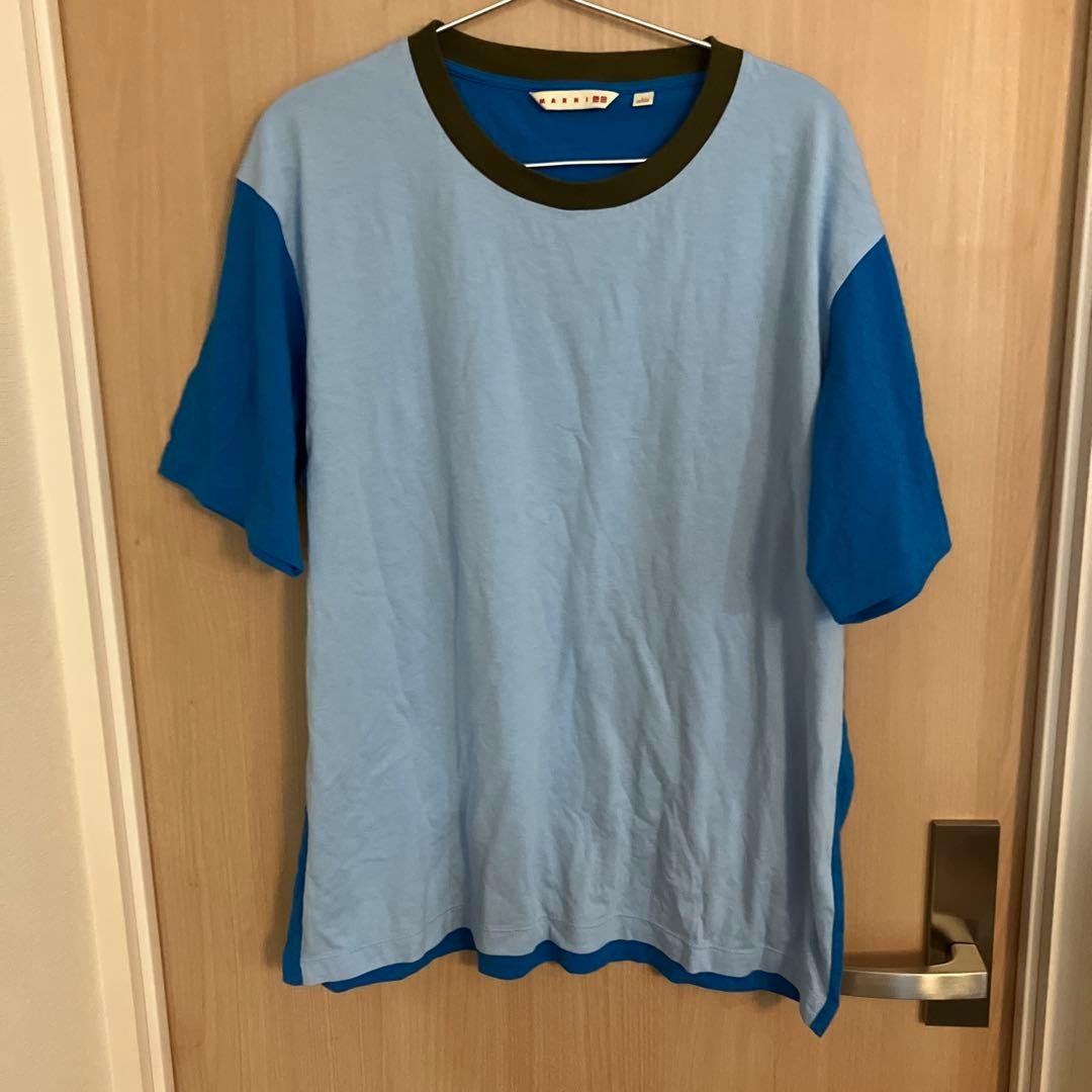 Marni Light Blue & Dark Green T-shirt L Used