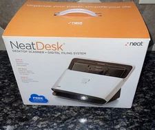 NeatDesk ND-1000 Desktop Scanner Digital Filing System PC Mac Open Box