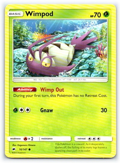 TCG - Wimpod 16/147 ~ English Near Mint