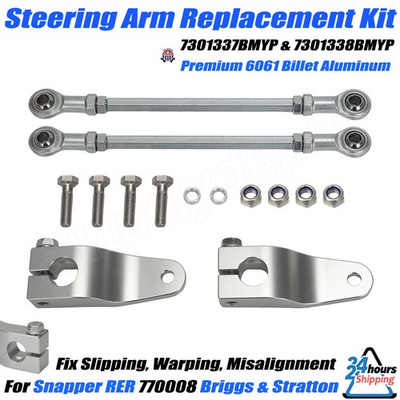 #ad #ad For Snapper 770008 Steering Arm Replacement Kit RER 7301337BMYP amp; 7301338BMYP $184.99