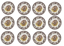 Spode woodland set of 12 X dinner plates- 12  x Turkey-----3608-----