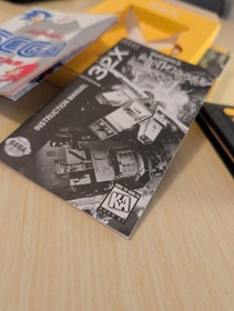 Zaxxon's Motherbase 2000 (Sega 32X, 1995) Complete CIB Manual Box Inserts