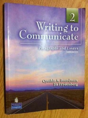 WRITING TO - Paperback, by BOARDMAN CYNTHIA; Frydenberg - Very Good o