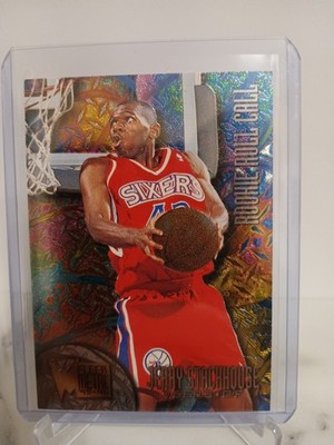 Jerry Stackhouse Philadelphia 76ers 1995-96 Fleer Metal - Rookie Roll Call #R-8