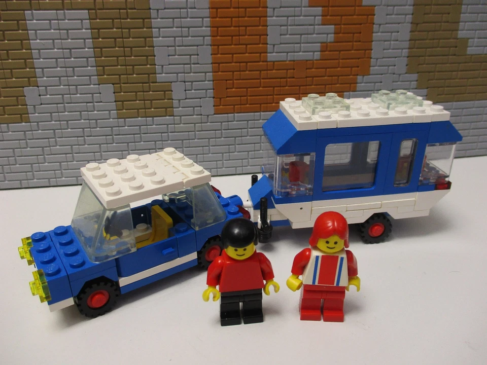 ( D13 ) Lego 6694 Auto mit Wohnwagen  mit OVP und BA - Bild 2 von 4