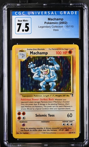 Machamp graded CGC 7.5 for sale on eBay