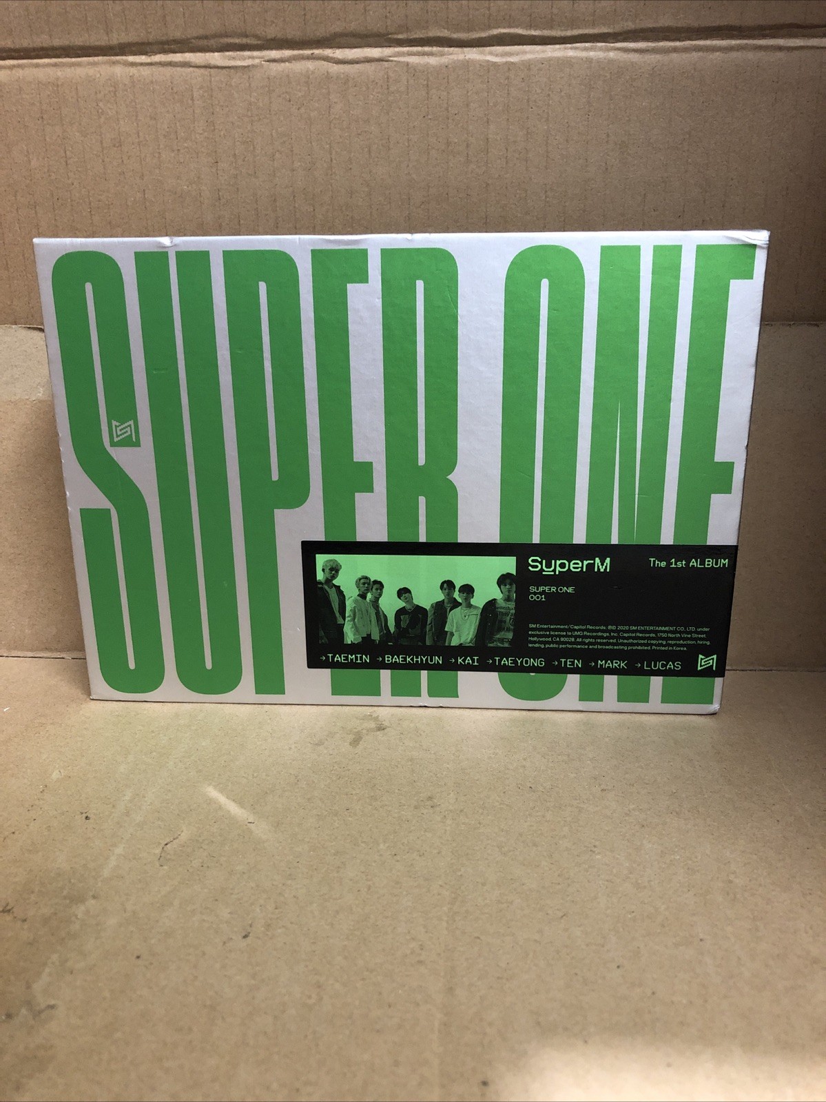 SuperM The 1st Album 'Super One' CD BOXSET
