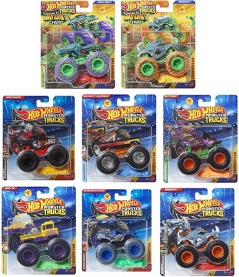 Hot Wheels Monster Trucks 1:64 8-Piece G Assortment [New Toy] Ships IN OWN Con
