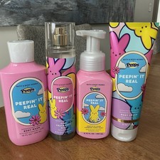 Bath Body Works x Peeps Peepin' It Real Cream, body Wash, Mist, Soap-New