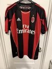 Ronaldinho Autographed AC Milan Soccer Jersey #80 Beckett COA