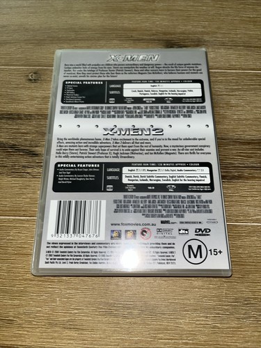 X-Men + X-Men 2 | DVD Region 4 - Double DVD 2 Disc Set - Picture 2 of 3