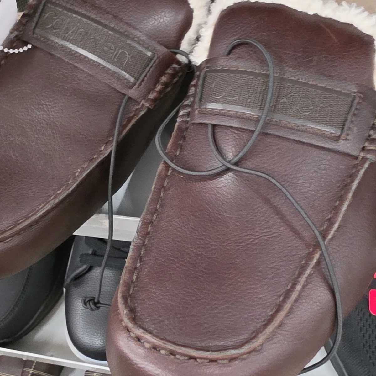 Calvin Klein Leather Upper Slippers for Men for sale | eBay display picture 1
