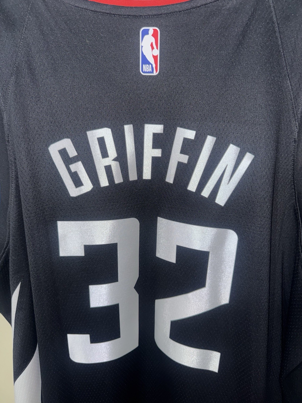 Jordan Los Angeles Clippers Blake Griffin #32 Black NBA Basketball Jersey 2XL thumbnail 7