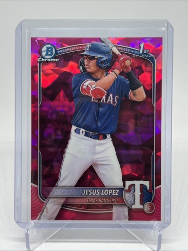 2025 Bowman Sapphire Jesus Lopez Papradascha 1/1 Texas Rangers