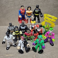 Lote de figuras Fisher Price Imaginext Batman DC/Marvel Super Friends Harley Quinn