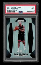 2017-18 Panini Prizm Silver Prizm: # 51 Bam Adebayo PSA 9 MINT