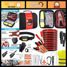 Portable Car Emergency Kit Roadside Safety Essentials, Compact & Complete