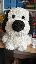 14" Tall Foam Rose Flower Dog