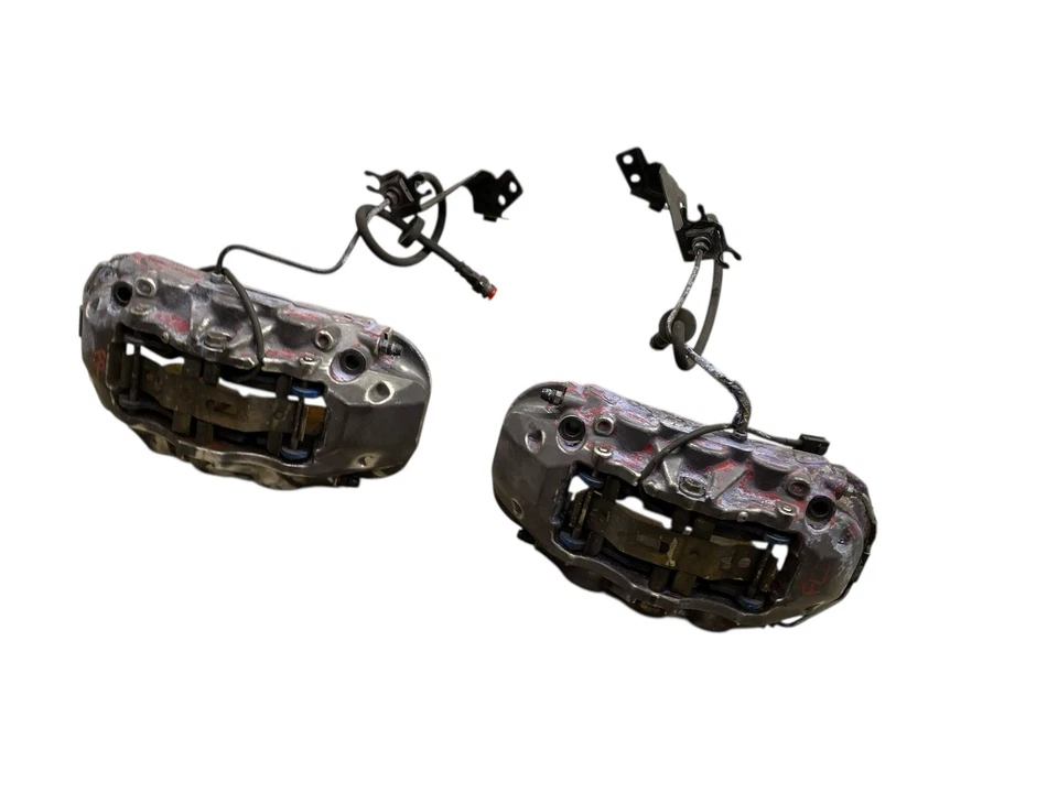 2017 ALFA ROMEO GIULIA FRONT RIGHT & LEFT 6 PISTON BREMBO BRAKE CALIPER SET — 第 2/4 张图片