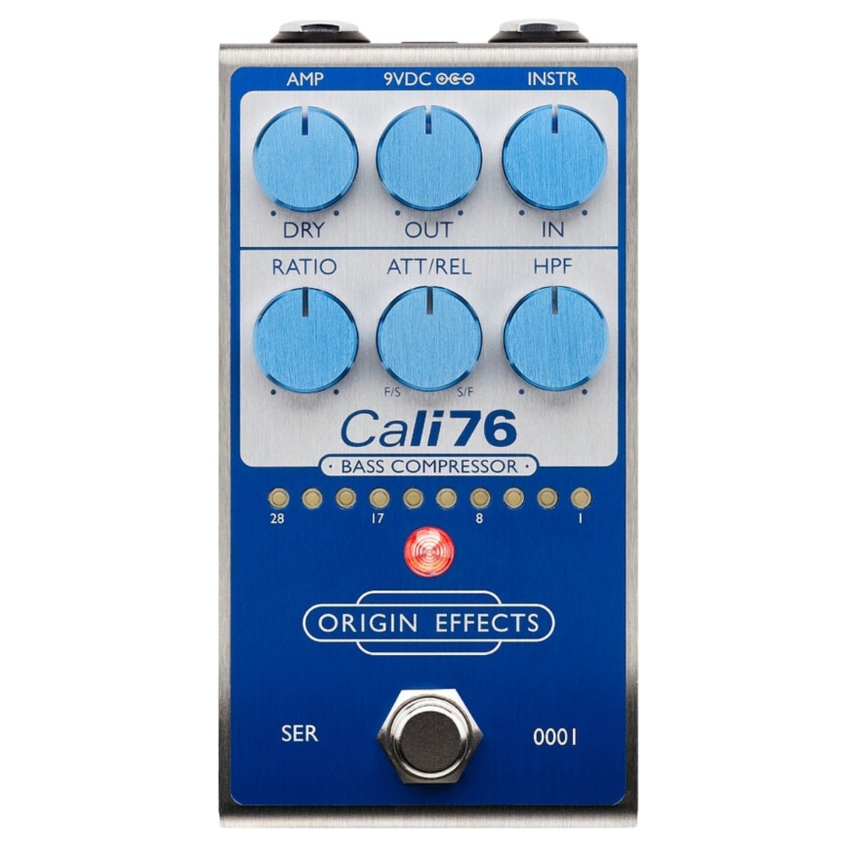 ベース ORIGIN EFFECTS Cali76 SUPER VINTAGE BLUE Origin Effects Cali76 Bass Compressor Bass Effects Pedal, Super