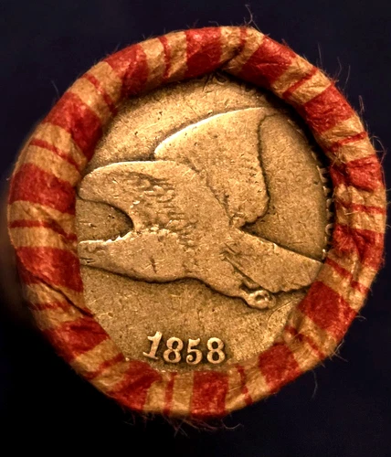 Lincoln Wheat Penny Roll 50 PDS ~1858 Flying Eagle Indian Head/1909VDB-AU+~ Ends