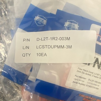 LYNN LC/ST Duplex 3m Orange Fiber Patch Cord Optical Network Cable
