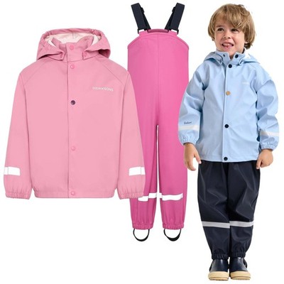 Didriksons Kinder Slaskeman wasserdichte Jacke & Hose Set 4