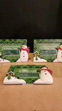 Set Of 3 Snowman Themed Picture Frames