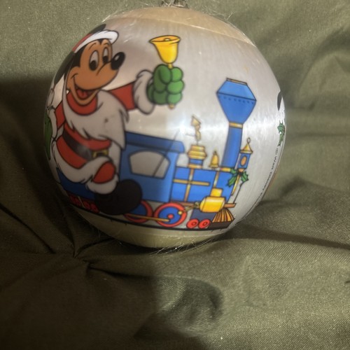 1978 ZNAK ROZPOZNAWCZY BOŻONARODZENIOWY EKSPRES Niezniszczalna satynowa MYSZKA MIKI Ornament - Zdjęcie 5 z 6