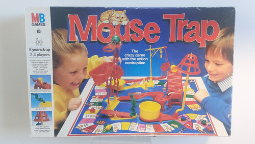 Vintage Mouse Trap Board Game, MB Games 1986, Complete - Picture 1 of 17