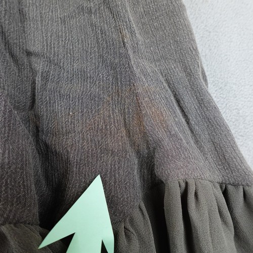 Free People abito donna medio boho ricamato senza maniche orlo arricciato difetti - Foto 22 di 23