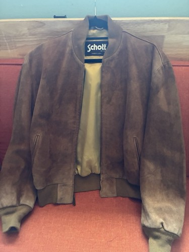 Schott Suede Bomber Size 44