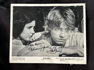 Mark Hamill Star Wars Autographed Signed Original 8x10 Photo AMCo