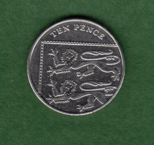 British 2013 Ten Pence Queen Elizabeth 10p British Coins Good Grade (201310pa)