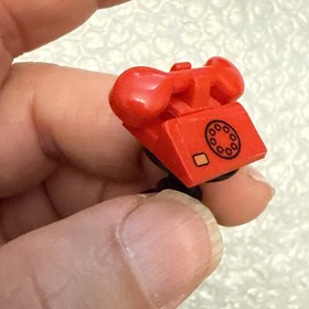 LEGO 6860 BATMAN Authentic Bat-Phone / The Batphone Red Black Part Piece Batcave